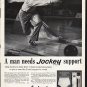 1961 Jockey Briefs Ad "Jockey support"