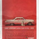 1963 Mercury Comet Ad "Comet Sportster"