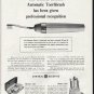 1964 General Electric Toothbrush Ad "professional recognition"