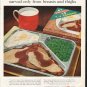 1961 Swanson TV Dinner Ad "tender turkey"
