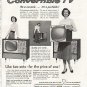 1958 Sylvania TV Ad "Convertible TV"