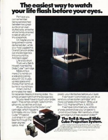 1980 Bell & Howell Ad "The easiest way"