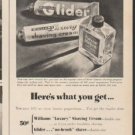 1948 Williams Shaving Cream Ad "act quickly"