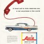 1958 Avis Rent-a-Car Ad "A local call"