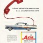 1958 Avis Rent-a-Car Ad "A local call"