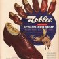 1948 Roblee Shoes Ad "Spring Roundup"