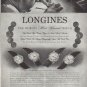 1958 Longines-Wittnauer Watch Ad "Most Honored"