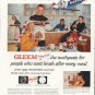 1958 Gleem Toothpaste Ad "Today as ever"