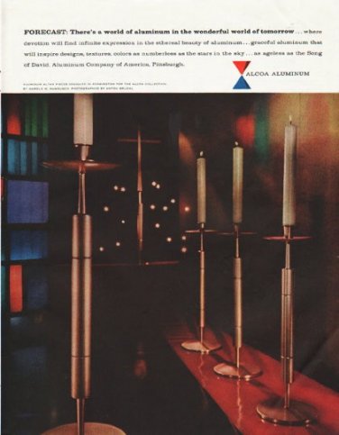 1958 Alcoa Aluminum Ad "Forecast"