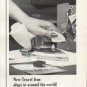 1961 General Electric Ad "New Travel Iron"