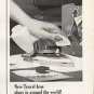1961 General Electric Ad "New Travel Iron"
