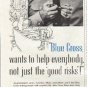 1961 Blue Cross Ad "help everybody"