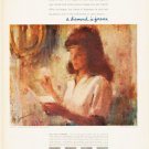 1966 De Beers Diamond Ad "A message of love"