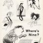 1961 Albert Hirschfeld Article "Where's Nina"