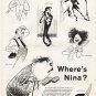 1961 Albert Hirschfeld Article "Where's Nina"