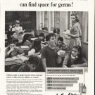 1958 Listerine Ad "Crowded Classroom"