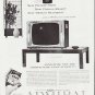 1959 Admiral Television Ad "New Picture Size" ~ (model year 1960)