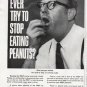 1965 The POST Ad "stop eating peanuts"