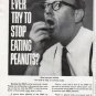 1965 The POST Ad "stop eating peanuts"
