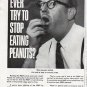 1965 The POST Ad "stop eating peanuts"