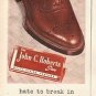 1948 John C. Roberts Shoes Ad "break in a new shoe"
