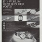 1965 Longines-Wittnauer Watch Ad "The World's Most Honored Watch"