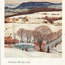 1958 New England Mutual Life Insurance Company Ad "A better life for you"