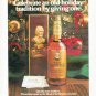1979 Old Grand-Dad Whiskey Ad "old holiday tradition"