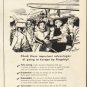 1948 American Overseas Airlines Ad "Europe"