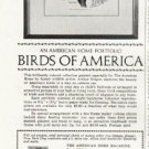 1964 Birds of America Ad ~ An American Home Portfolio