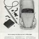 1965 Volkswagen Ad "missing a lot" ~ (model year 1965)