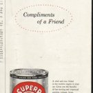 1958 Kendall Motor Oil Ad "Compliments of a Friend"