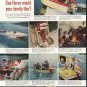 1958 Johnson Outboard Engine Ad "Which size"
