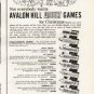 1961 Avalon Hill Adult Games Ad "for Christmas"