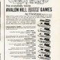 1961 Avalon Hill Adult Games Ad "for Christmas"