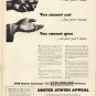 1948 United Jewish Appeal Ad "cannot bring back"