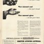 1948 United Jewish Appeal Ad "cannot bring back"