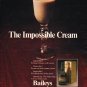 1980 Baileys Irish Cream Liqueur Ad "The Impossible Cream"