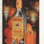 1958 Gordon's Vodka Ad "never overshadows"