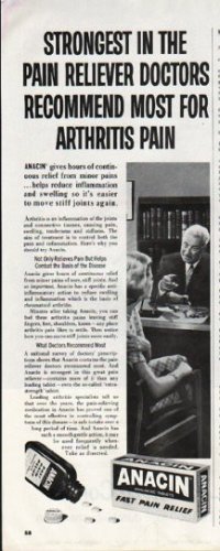 1964 Anacin Ad "Strongest"
