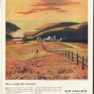 1958 New England Mutual Life Insurance Company Ad "better life"
