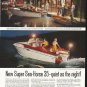 1958 Johnson Outboard Engine Ad "quiet as the night"