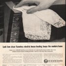 1961 Edison Electric Institute Ad "electric house heating"