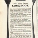 1961 Ladies' Home Journal Cookbook Ad "75 years"