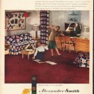 1948 Alexander Smith Carpets Ad "your home"