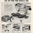 1961 Westinghouse Ad "fry pan that broils"