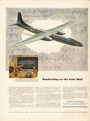 1948 U. S. Air Force Ad "Sonic Wall"
