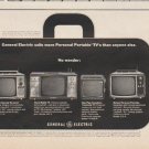 1965 General Electric Ad "Personal Portable"