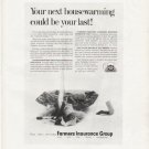 1963 Farmers Insurance Group Ad "Your next housewarming"