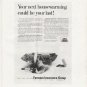 1963 Farmers Insurance Group Ad "Your next housewarming"